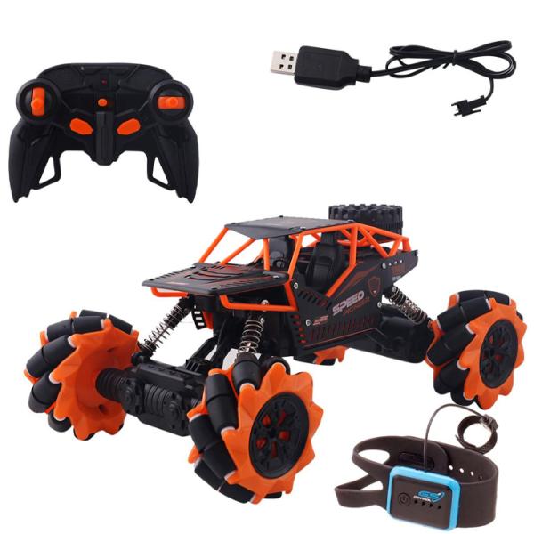 Mașină RC Speed Pioneer Alloy Climbing Car-LH-C015 20 km/ h/ 2.4 GHz/ Black Orange photo 3