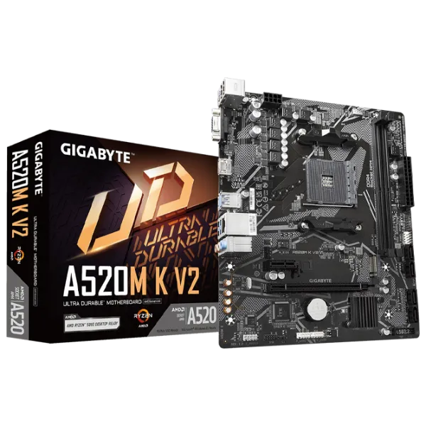 Материнская плата Gigabyte A520M K V2 mATX/ AMD A520 photo 5