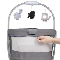 Детская кровать Chicco Baby Hug Air (5402381) 0 месяцев - 3 года/ Серый photo 6