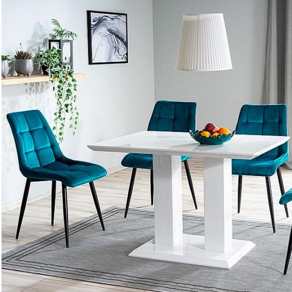 Кухонный стул Signal Chic Бархат/ Бирюзовый Золотой photo 2 Кухонный стул Signal Chic Бархат/ Бирюзовый Золотой photo 2