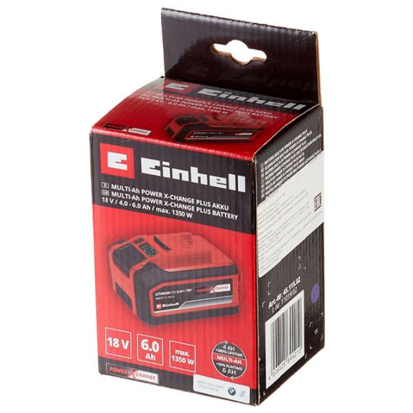Аккумулятор для инструментов Einhell XPWR Plus Li-Ion/ 6 Ач/ 18 V photo 5