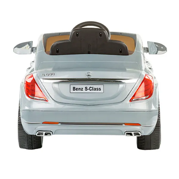 Mașină electrică Mercedes-Benz S CLASS Chipolino ELKMBS174SI 5 km/ h/ 30 kg/ 3+/ Gray photo 5