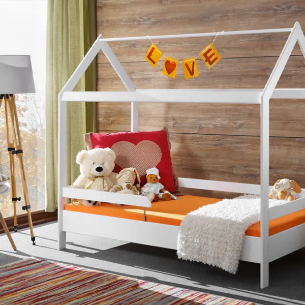 Детская кровать ASM Tymmi Hause WW BTH 80 x 160 см/ Массив/ Белый photo 3