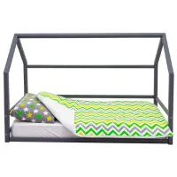 Детская кровать Belmarco Montessori Svogen 70 x 160 см/ Массив/ Графитовый photo 4