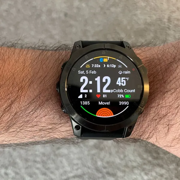 Умные часы Garmin Epix Pro (Gen 2) 1.4"/ 010-02804-21/ Грифельный серый Черный photo 9