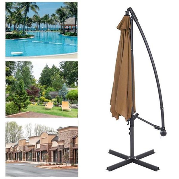 Umbrelă de grădină Homelux 5567362 Black Beige photo 4