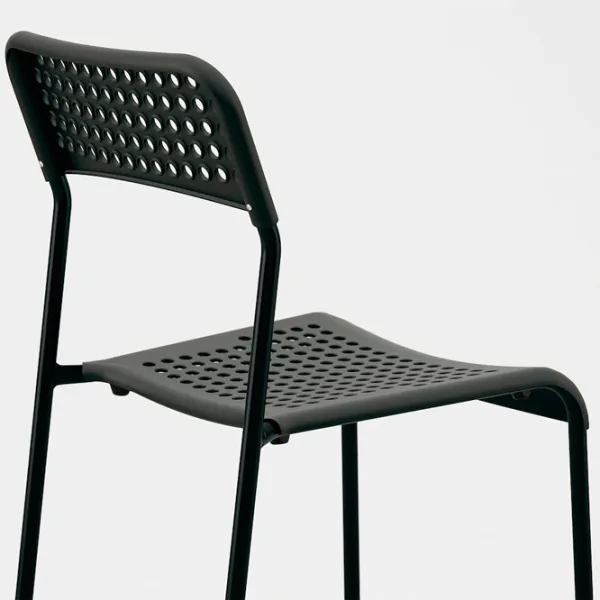 Scaun de bucătărie Ikea Adde Plastic/ Black photo 2
