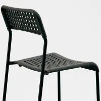 Scaun de bucătărie Ikea Adde Plastic/ Black photo 2