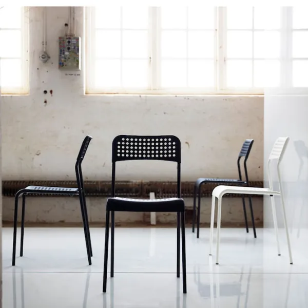 Scaun de bucătărie Ikea Adde Plastic/ Black photo 5