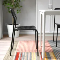 Scaun de bucătărie Ikea Adde Plastic/ Black photo 6