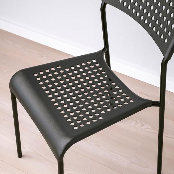 Scaun de bucătărie Ikea Adde Plastic/ Black photo 9