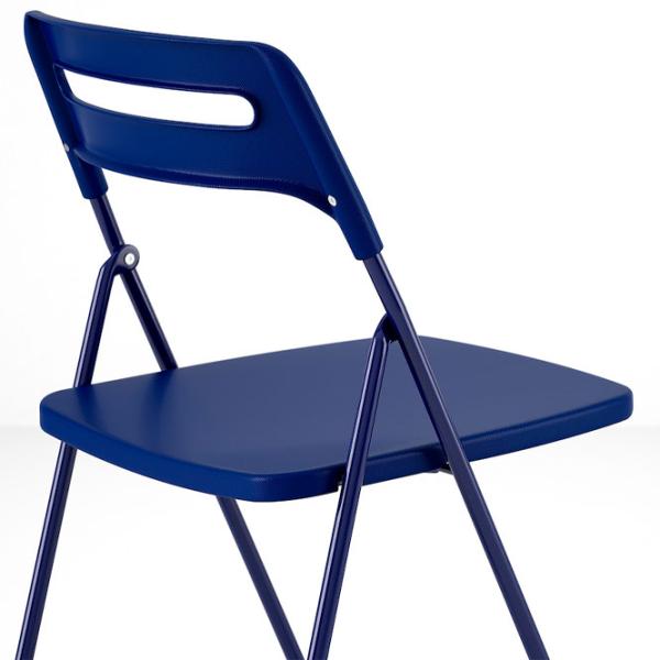Кухонный стул Ikea Nisse Пластик/ Тёмно синий photo 2