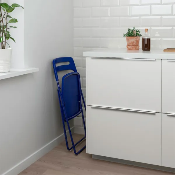 Кухонный стул Ikea Nisse Пластик/ Тёмно синий photo 4