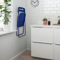 Scaun de bucătărie Ikea Nisse Plastic/ Dark Blue photo 5
