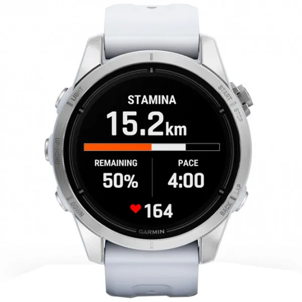 Умные часы Garmin Epix Pro (Gen 2) 1.2"/ 010-02802-01/ Whitestone Серебристый photo 4
