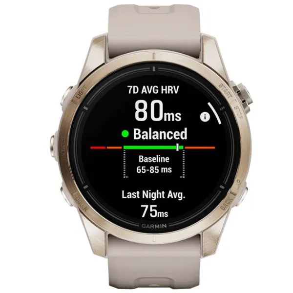 Умные часы Garmin Epix Pro (Gen 2) 1.2"/ 010-02802-11/ Soft Золотой photo 2
