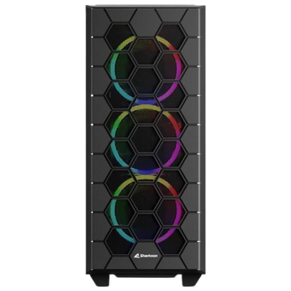 Корпус Sharkoon RGB HEX Mid Tower / Черный photo 3 Корпус Sharkoon RGB HEX Mid Tower / Черный photo 3