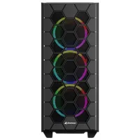 Carcasă Sharkoon RGB HEX Mid Tower / Black photo 3