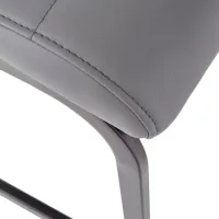 Scaun de bucătărie Halmar K371 Piele artificială/ Gray Black photo 6