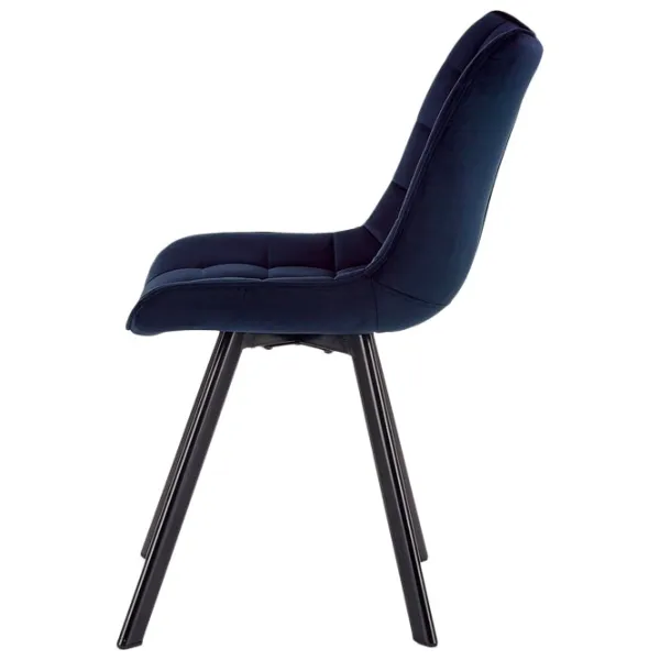Scaun de bucătărie Halmar K332 Catifea/ Blue photo 3