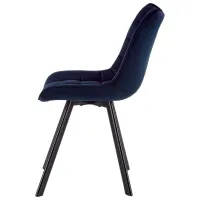 Scaun de bucătărie Halmar K332 Catifea/ Blue photo 3