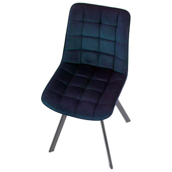 Scaun de bucătărie Halmar K332 Catifea/ Blue photo 4