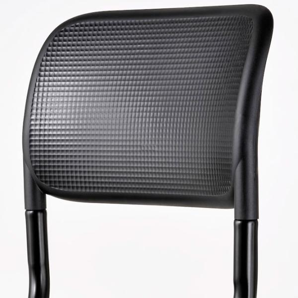 Scaun de bucătărie Ikea Smallen Plastic/ Black photo 2 Scaun de bucătărie Ikea Smallen Plastic/ Black photo 2