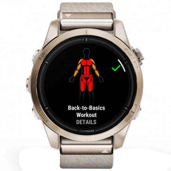 Умные часы Garmin Epix Pro (Gen 2) 1.2"/ 010-02802-20/ Soft Золотой photo 6