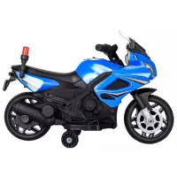 Motocicletă pentru copii Chipolino Patrol 20 kg/ 3+/ 3 km/ h/ Blue photo 2