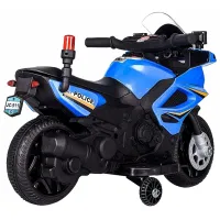 Motocicletă pentru copii Chipolino Patrol 20 kg/ 3+/ 3 km/ h/ Blue photo 3