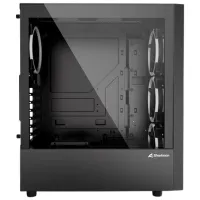 Carcasă Sharkoon RGB WAVE Mid Tower / Black photo 6