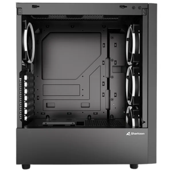 Корпус Sharkoon RGB WAVE Mid Tower / Черный photo 7 Корпус Sharkoon RGB WAVE Mid Tower / Черный photo 7