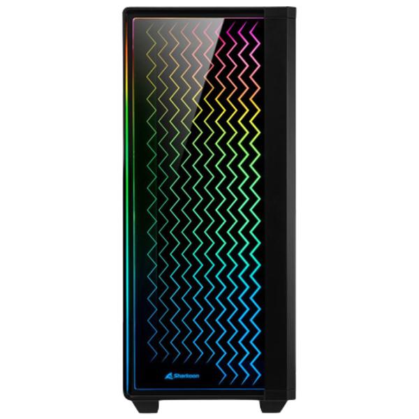Корпус Sharkoon RGB LIT 200 Mid Tower / Черный photo 3 Корпус Sharkoon RGB LIT 200 Mid Tower / Черный photo 3