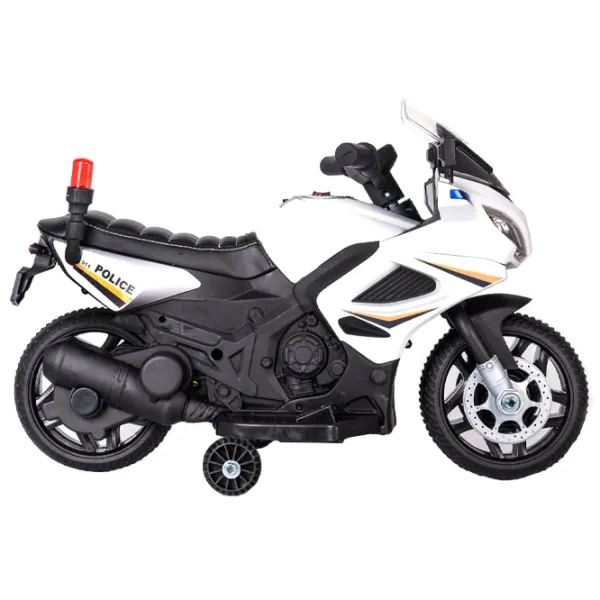 Motocicletă pentru copii Chipolino Patrol 20 kg/ 3+/ 3 km/ h/ White photo 2 Motocicletă pentru copii Chipolino Patrol 20 kg/ 3+/ 3 km/ h/ White photo 2