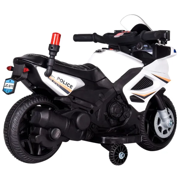 Motocicletă pentru copii Chipolino Patrol 20 kg/ 3+/ 3 km/ h/ White photo 3 Motocicletă pentru copii Chipolino Patrol 20 kg/ 3+/ 3 km/ h/ White photo 3