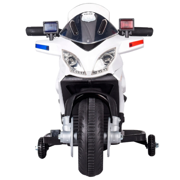 Motocicletă pentru copii Chipolino Patrol 20 kg/ 3+/ 3 km/ h/ White photo 4 Motocicletă pentru copii Chipolino Patrol 20 kg/ 3+/ 3 km/ h/ White photo 4