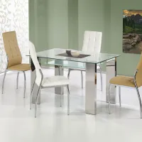 Scaun de bucătărie Halmar K209 Piele artificială/ White photo 4