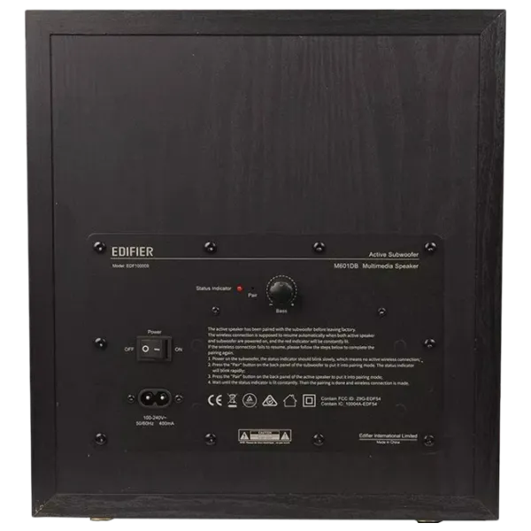 Sistem audio Edifier M601DB 110 W/ Black photo 4