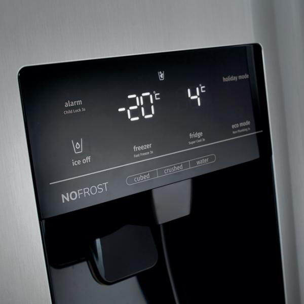 Frigider Gorenje NRS 9182 VX Side by Side 562 l / 179.3 cm / Inox photo 5