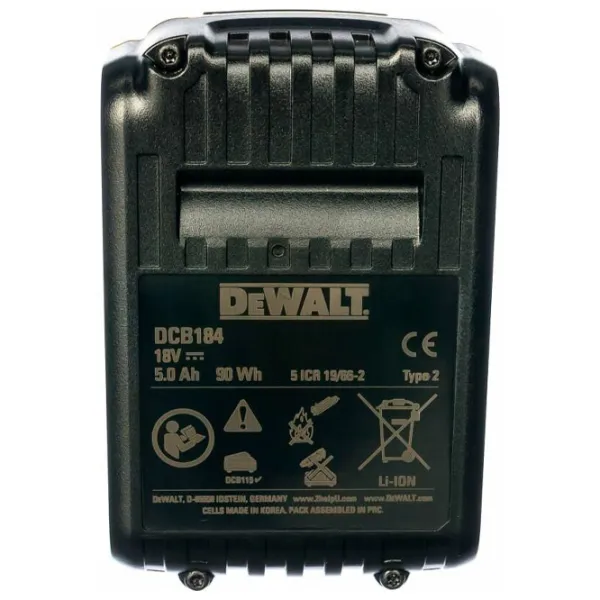 Аккумулятор для инструментов Dewalt DCB184 XR Li-Ion/ 5 Ач/ 18 V photo 3