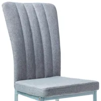 Scaun de bucătărie Signal H733 Stofă/ Inox Gray photo 2
