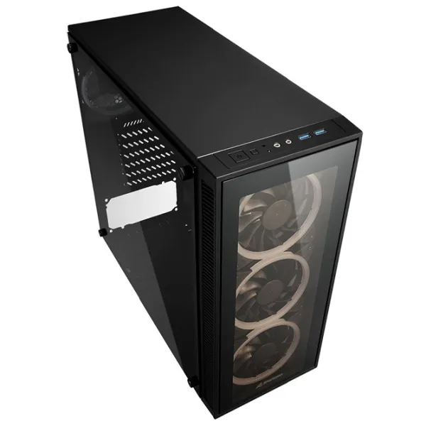 Carcasă Sharkoon TG4 RGB Mid Tower / Black photo 2