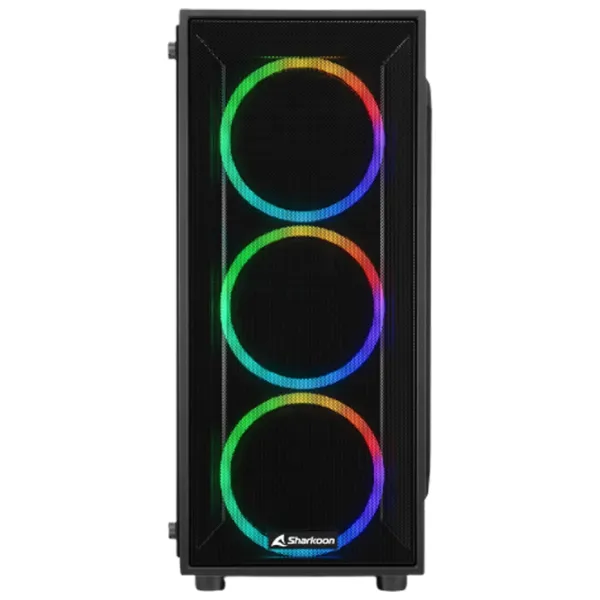 Carcasă Sharkoon TG4M RGB Mid Tower / Black photo 2