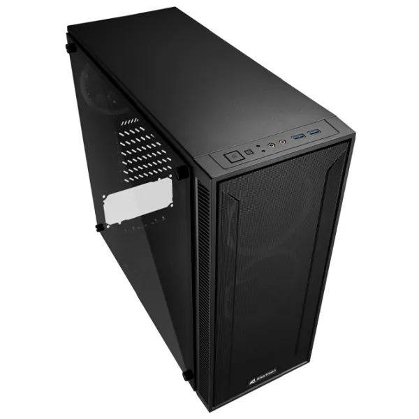Carcasă Sharkoon TG4M RGB Mid Tower / Black photo 3