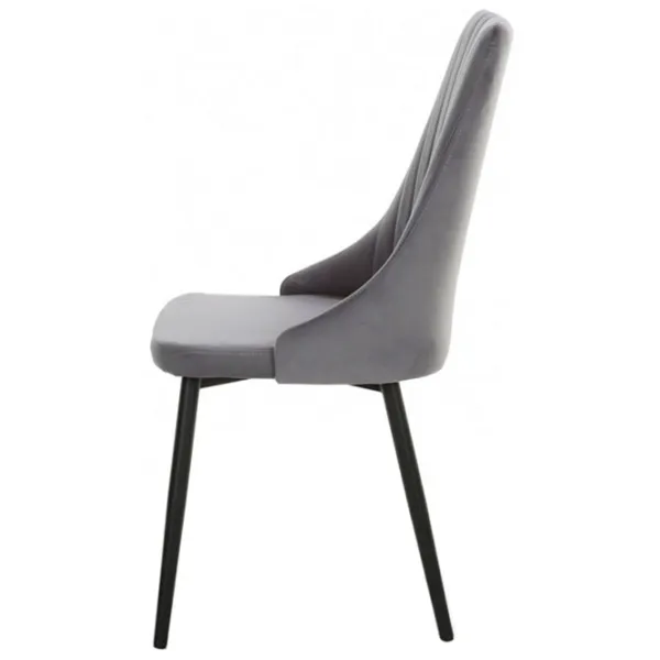 Scaun de bucătărie Stolline Russo Velur/ Gray photo 2