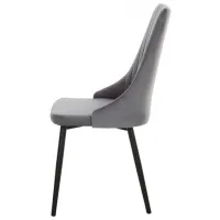 Scaun de bucătărie Stolline Russo Velur/ Gray photo 2