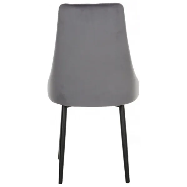 Scaun de bucătărie Stolline Russo Velur/ Gray photo 4