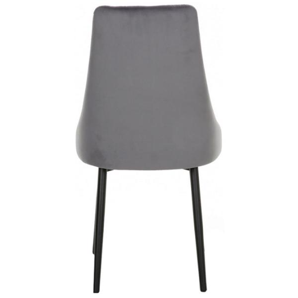 Scaun de bucătărie Stolline Russo Velur/ Gray photo 4