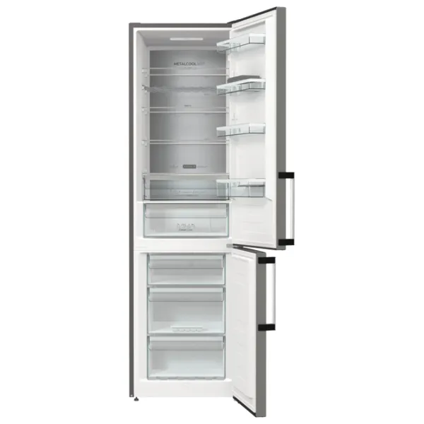 Frigider Gorenje NRC 6204 SXL5M cu congelator jos 361 l / 200 cm / Inox photo 5