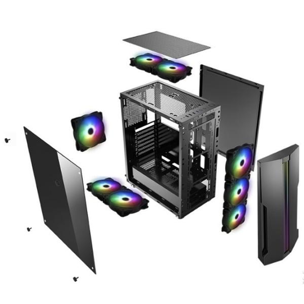Carcasă Xilence X512.RGB Mid Tower / Black photo 4